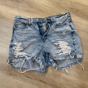 American Eagle high waisted Jean shorts Size 8